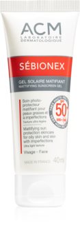 ACM Sébionex SPF 50+ matirajoči gel za obraz