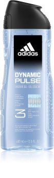 Adidas Dynamic Pulse gel za prhanje za obraz, telo in lase 3v1