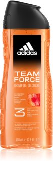 Adidas Team Force dušo želė veidui, kūnui ir plaukams „trys viename“
