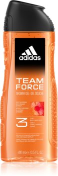 Adidas Team Force Sejas, ķermeņa un matu dušas želeja trīs vienā