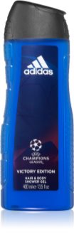 Adidas UEFA Champions League Victory Edition Ķermeņa un matu dušas želeja divi vienā