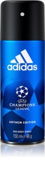 Adidas UEFA Champions League Anthem Edition deodorant spray para homens