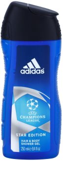 Adidas Champions League Star Edition gel de duche para homens 250 ml