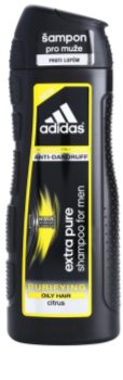 Adidas Extra Pure champô de limpeza anti-caspa