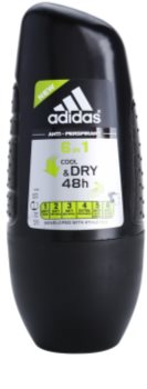 Adidas 6 in 1 Cool & Dry deodorant roll-on pro muže 50 ml
