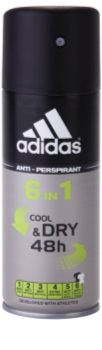 Adidas Cool & Dry 6 in 1 deodorant spray para homens