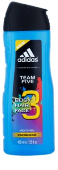 Adidas Team Five gel de ducha para hombre 400 ml