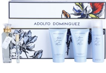 Adolfo Dominguez Agua Fresca de Rosas lote de regalo VI. para mujer