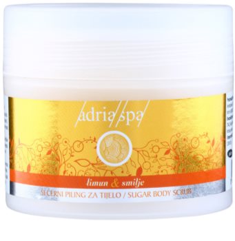 Adria-Spa Lemon & Immortelle regenerační peeling na tělo