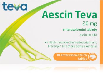 Aescin Aescin Teva 20mg enterosolventní tablety | notino.cz