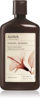 Ahava Mineral Botanic Hibiscus & Fig zamatový sprchový krém