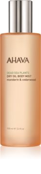 Ahava Dead Sea Plants Mandarin & Cedarwood suchý tělový olej ve spreji