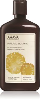 Ahava Mineral Botanic Tropical Pineapple & White Peach samtige Duschcreme