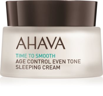 Ahava Time To Smooth rozjaśniający krem na noc przeciw pierwszym oznakom starzenia skóry