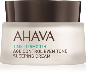 AHAVA Time To Smooth rozjasňující noční krém proti prvním známkám stárnutí pleti