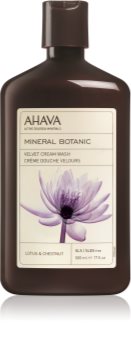 Ahava Mineral Botanic Lotus & Chestnut baršunasta krema za tuširanje
