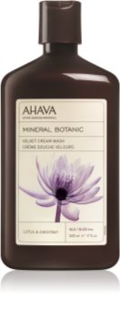 Ahava Mineral Botanic Lotus & Chestnut бархатистый крем для душа