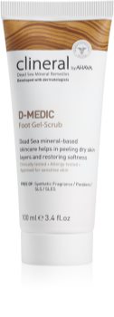 AHAVA Clineral D-MEDIC gel peeling com textura fina para pernas
