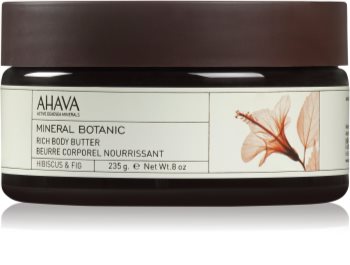Ahava Mineral Botanic Hibiscus & Fig vyživující tělové máslo
