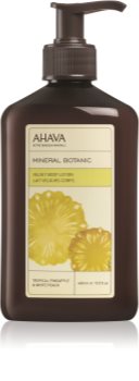 Ahava Mineral Botanic Tropical Pineapple & White Peach бархатистое молочко для тела