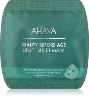 Ahava Beauty Before Age разглаживающая тканевая маска с эффектом лифтинга