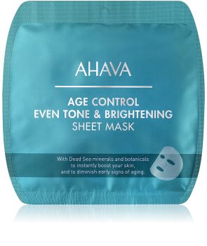 AHAVA Time To Smooth λαμπρυντική υφασμάτινη μάσκα λάμψης ενάντια στις ρυτίδες