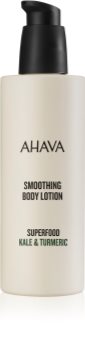 Ahava Superfood Kale & Turmeric zjemňujúce telové mlieko s hydratačným účinkom