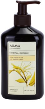 Ahava Mineral Botanic Honeysuckle & Lavender sametové tělové mléko