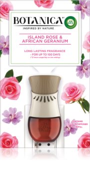 Air Wick Botanica Island Rose & African Geranium elektryczny dyfuzor z różanym aromatem
