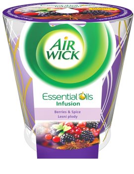 Air Wick Essential Oil Deco - Berries & Spice vela perfumada 105 g