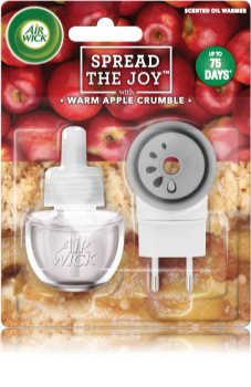 Air Wick Spread the Joy Warm Apple Crumble ambientador eléctrico 19 ml con recarga