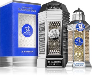 Al Haramain Platinum Oud 50 years Eau de Parfum unissexo