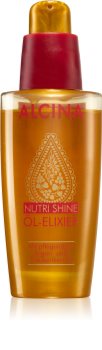 Alcina Nutri Shine ulei elixir pentru păr strălucitor și elegant
