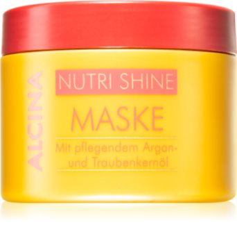 Alcina Nutri Shine θρεπτική μάσκα μαλλιών με έλαιο αργκάν
