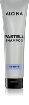 Alcina Pastell shampoo rinfrescante per capelli schiariti, con meches biondo freddo