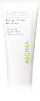 Alcina For Oily Skin maschera alle erbe contro la pelle lucida e i pori dilatati