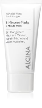 Alcina For All Skin Types mascarilla de 5 minutos para una piel de aspecto más fresco y juvenil