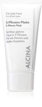 Alcina For All Skin Types masque 5 minutes pour un teint frais