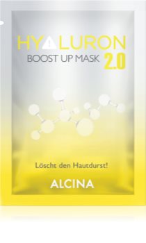 Alcina Hyaluron 2.0 maschera in tessuto per rassodare e lisciare la pelle effetto immediato