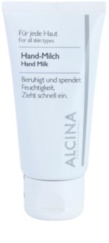Alcina For All Skin Types Leite para mãos contra a pele seca