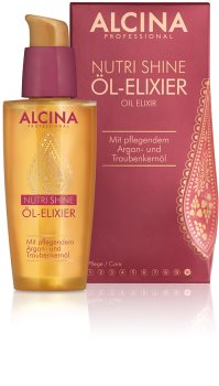 Alcina Nutri Shine elixir para un cabello alisado y elegante