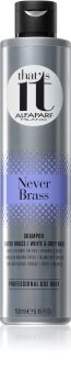 Alfaparf Milano That s it Never Brass Hiustenpesuaine Valkoisille ja Harmaille Hiuksille