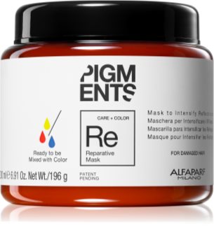 Alfaparf Milano Pigments обновляющая маска для поврежденных волос для насыщенного цвета волос