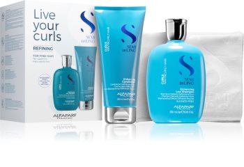 Alfaparf Milano Semi Di Lino Curls set cadou II. (pentru păr creț)