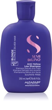 Alfaparf Milano Semi di Lino Blonde Sävyttävä Hiustenpesuaine Vaaleille Ja Korostetuille Hiuksille