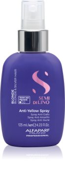 Alfaparf Milano Semi di Lino Blonde spray antigiallo per capelli biondi e con mèches