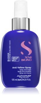 Alfaparf Milano Semi di Lino Blonde spray tegen gele tinten voor Blond en Highlighted Haar