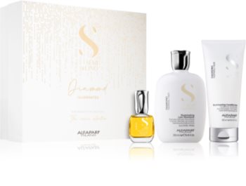 Alfaparf Milano Semi di Lino Diamond Illuminating Geschenkset (für höheren Glanz) für Damen