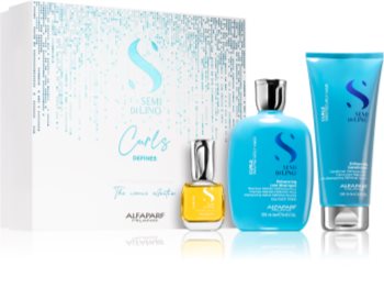 Alfaparf Milano Semi Di Lino Curls darilni set (za valovite in kodraste lase)