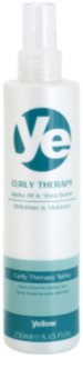 Alfaparf Milano Yellow Curly Therapy spray hidratante sin aclarado para cabello ondulado